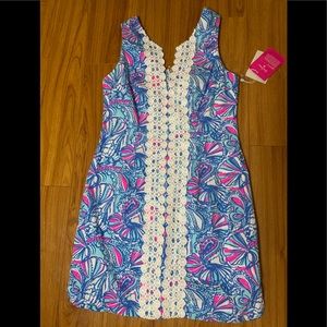 Lilly Pulitzer Blue Pink and White Dress